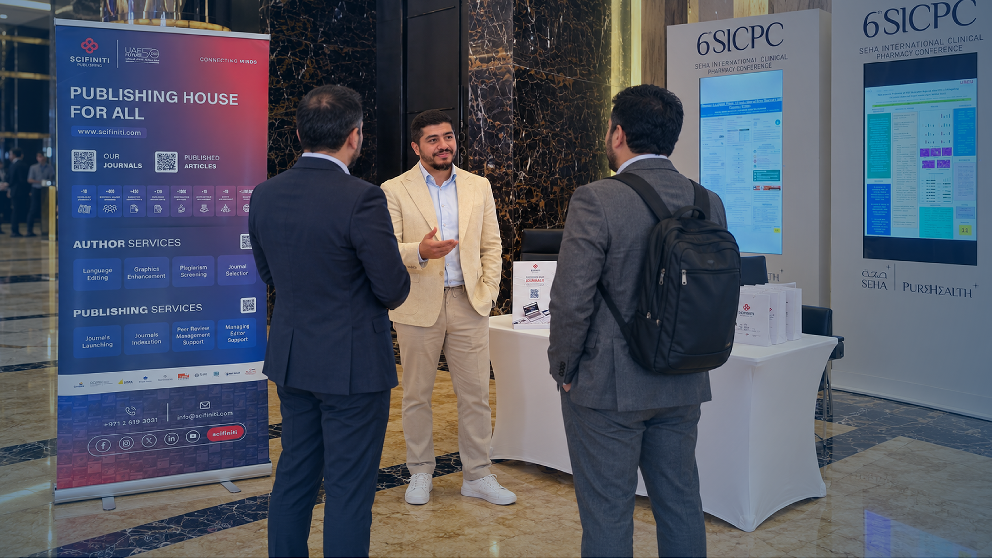 Scifiniti Publishing Marks Publishing Partnership with the 6th SEHA International Clinical Pharmacy Conference