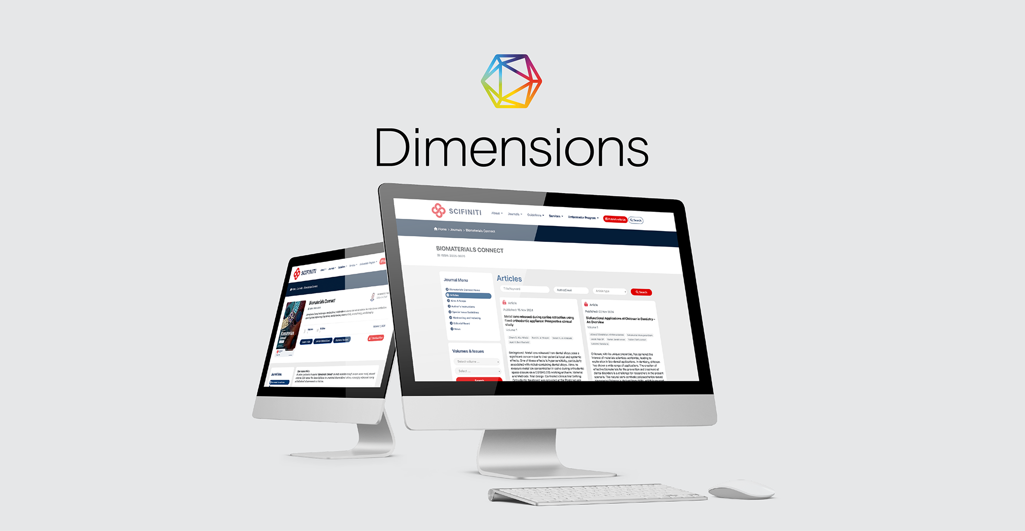 Published Articles in Biomaterials Connect Now Indexed in Dimensions