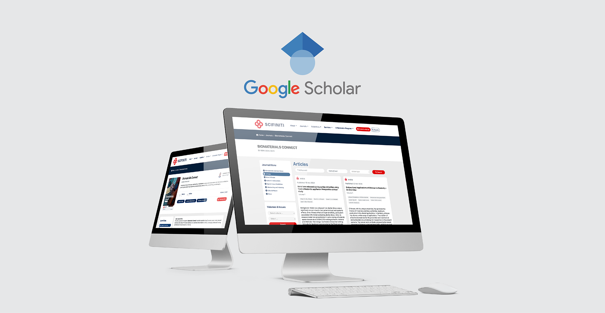 Published Articles in Biomaterials Connect Now Indexed in Google Scholar