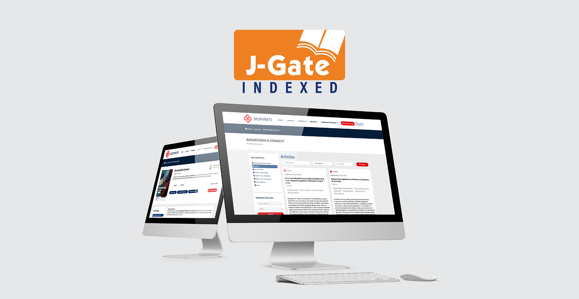 Published Articles in Biomaterials Connect Now Indexed in J-Gate