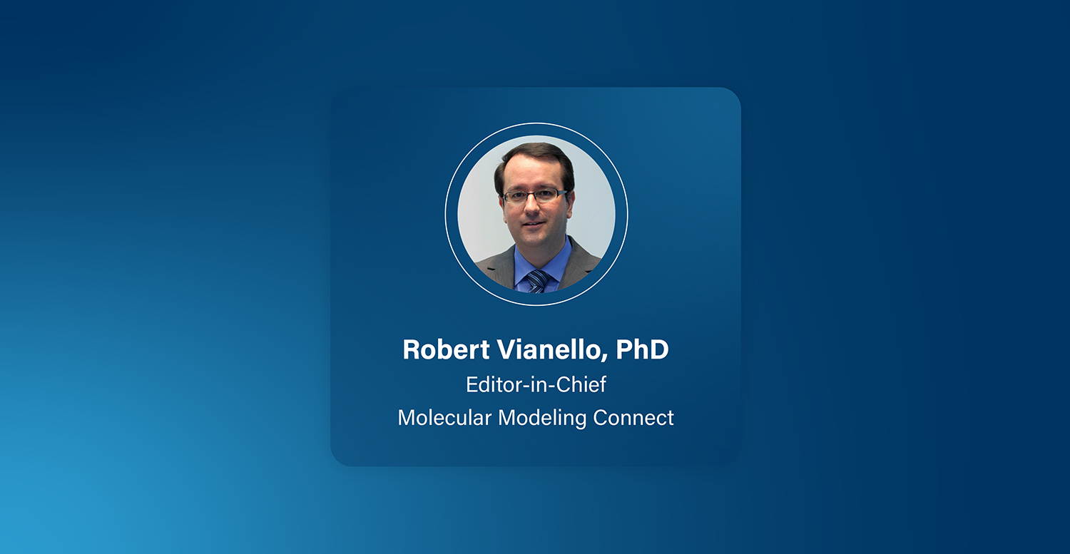Transition in Editorial Leadership – Molecular Modeling Connect