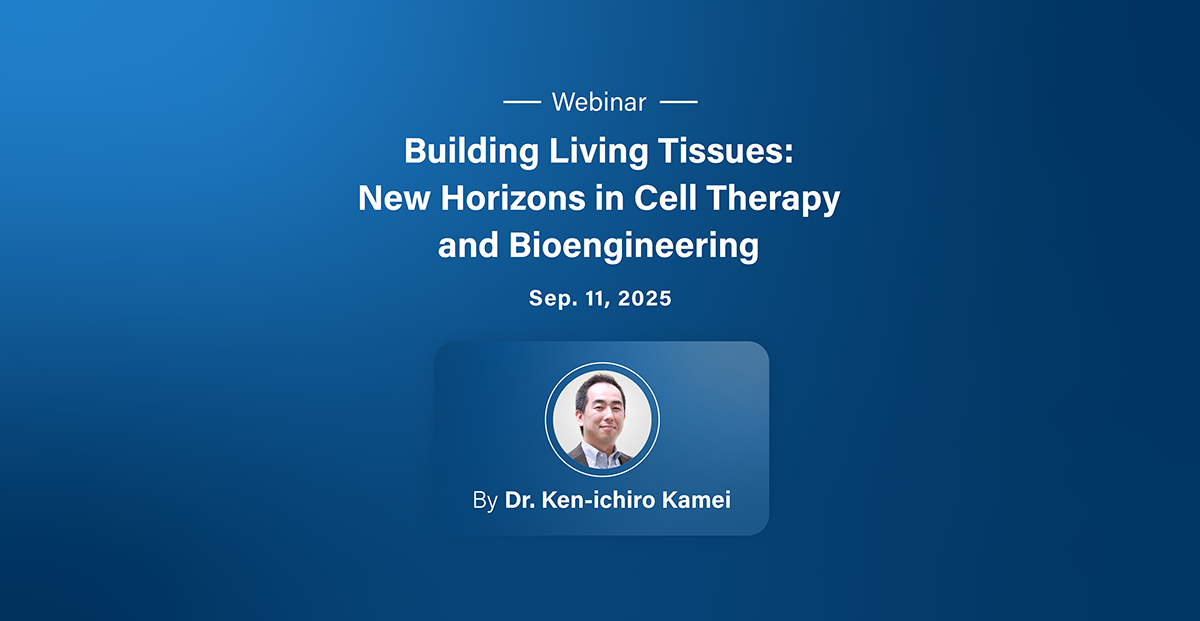 Invitation to Scifiniti Webinar: Building Living Tissues: New Horizons in Cell Therapy and Bioengineering