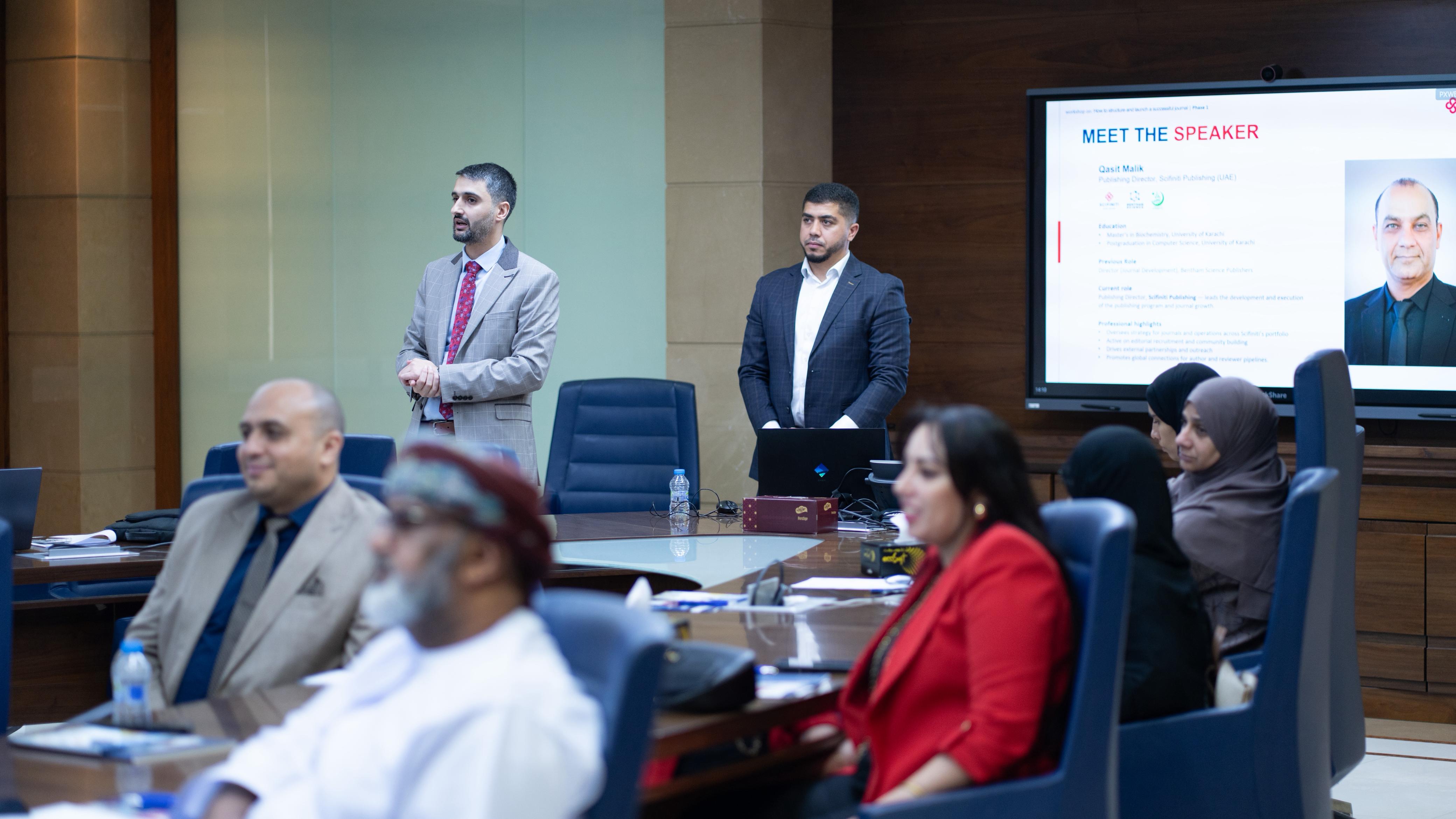 Scifiniti Publishing Participates in the First National Forum for Peer-Reviewed Journals in Oman